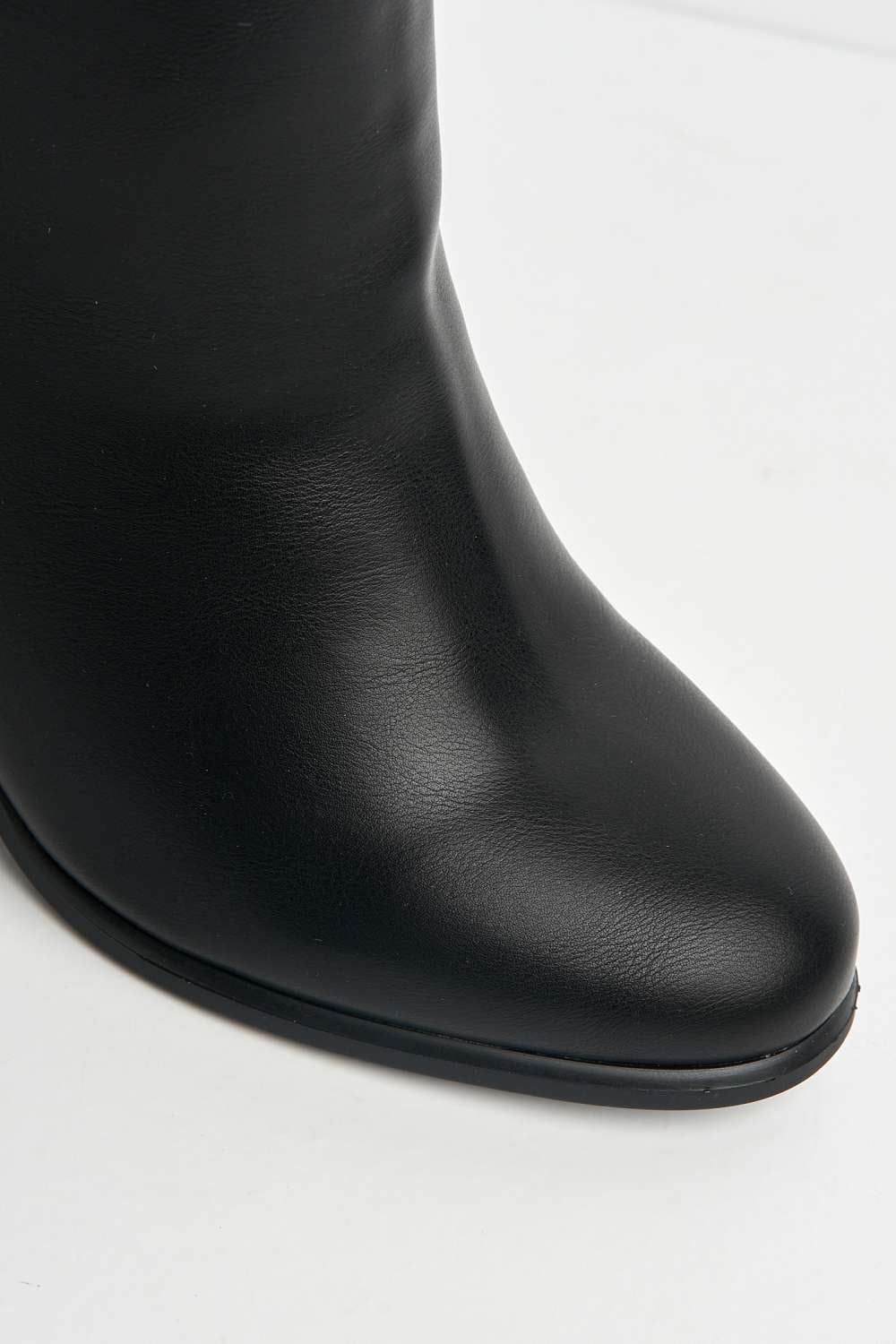 Airika Wide Fit Block Heel Ankle Boots in Black Matt - Image 6
