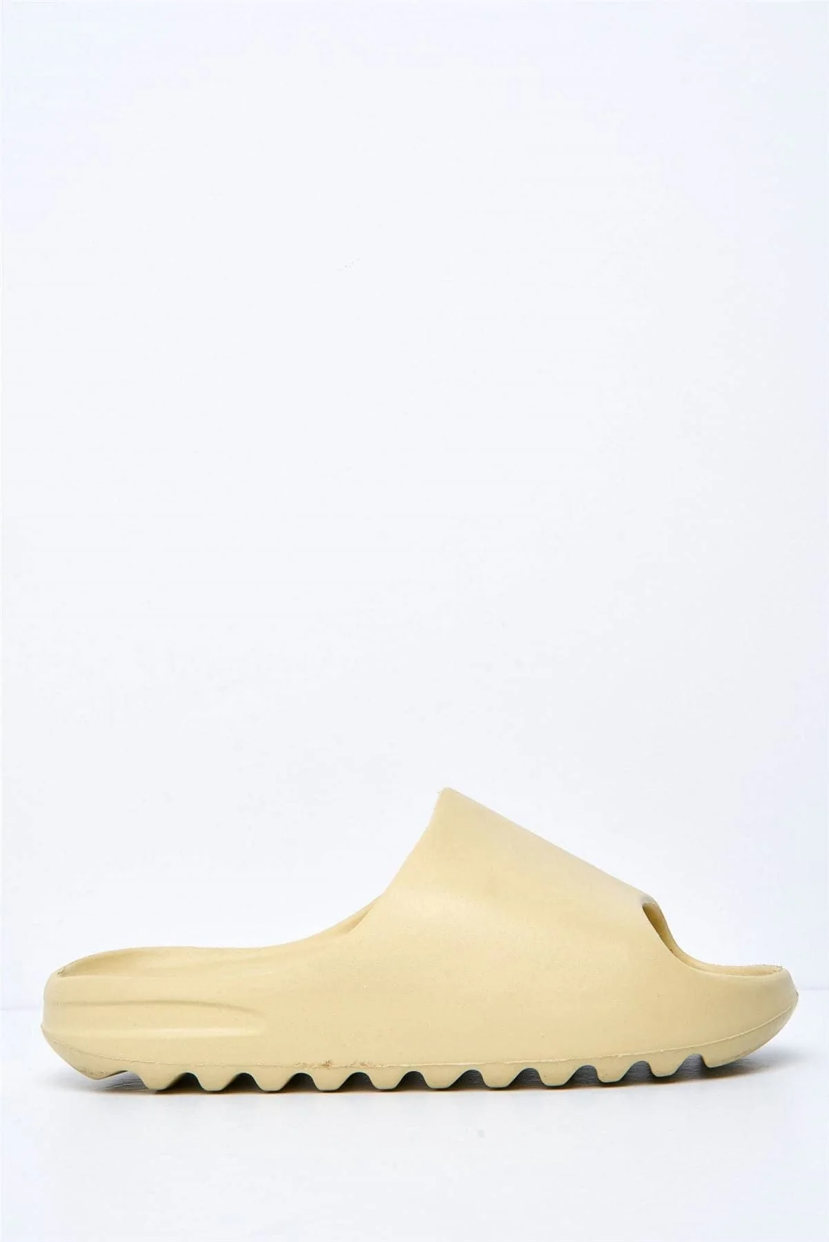 Aneeta Rubber Slider in Beige - Image 5