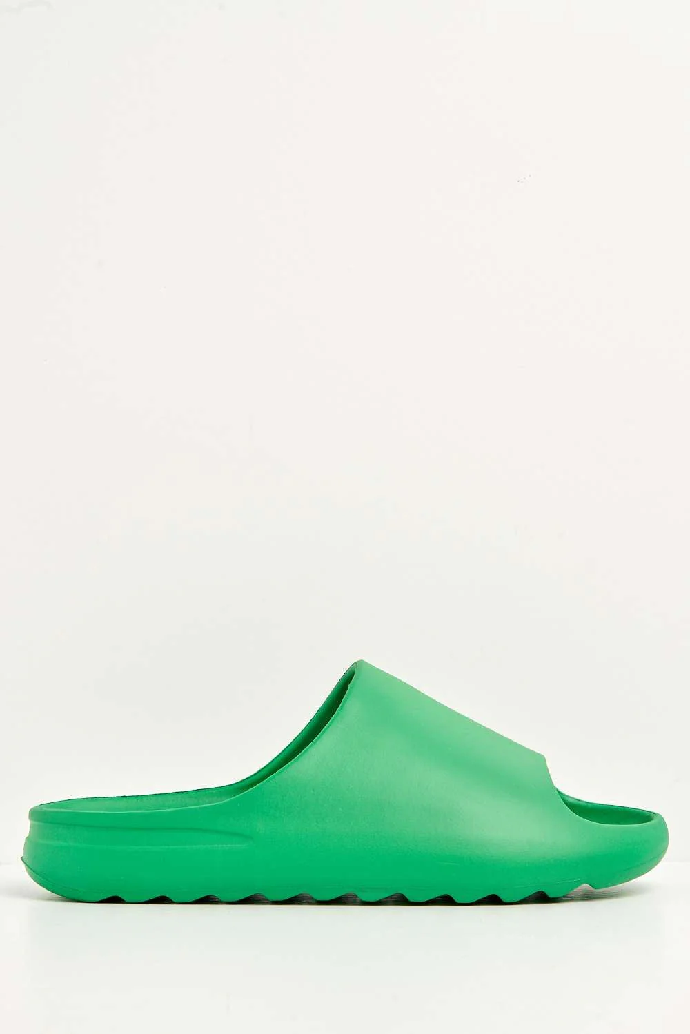 Aneeta Rubber Slider in Green - Image 4