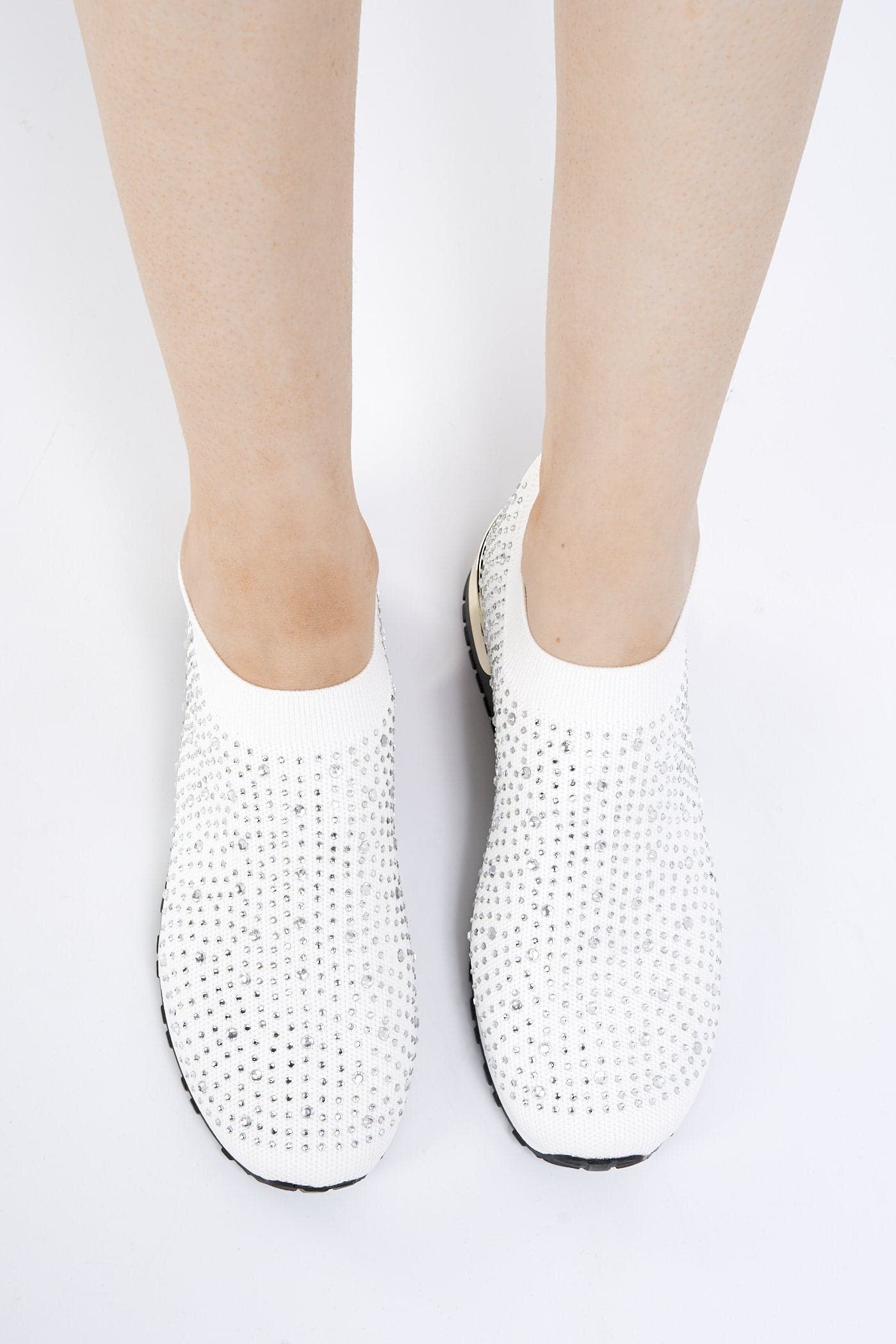 Ari Slip On Trainer in White - Image 3