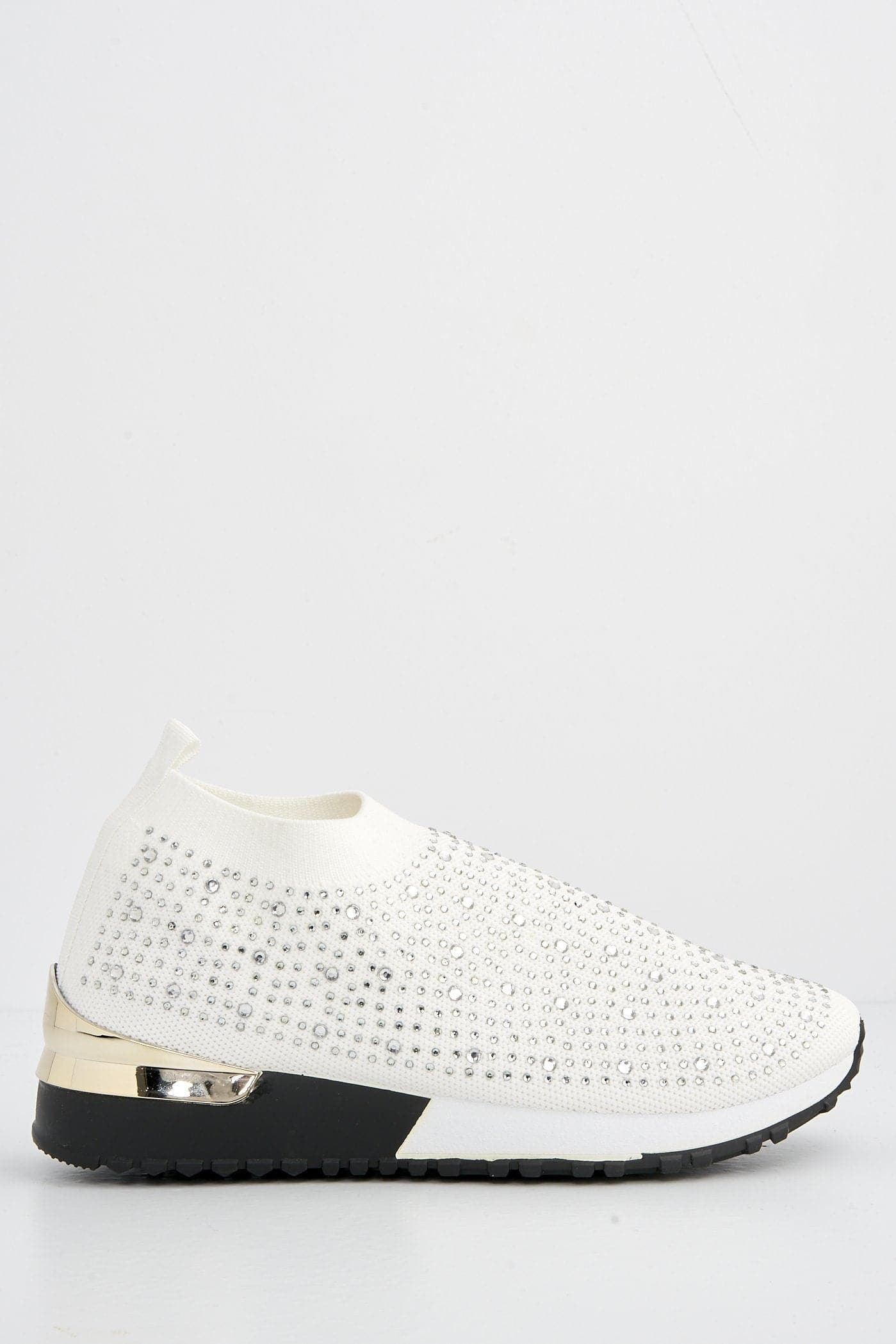 Ari Slip On Trainer in White - Image 4