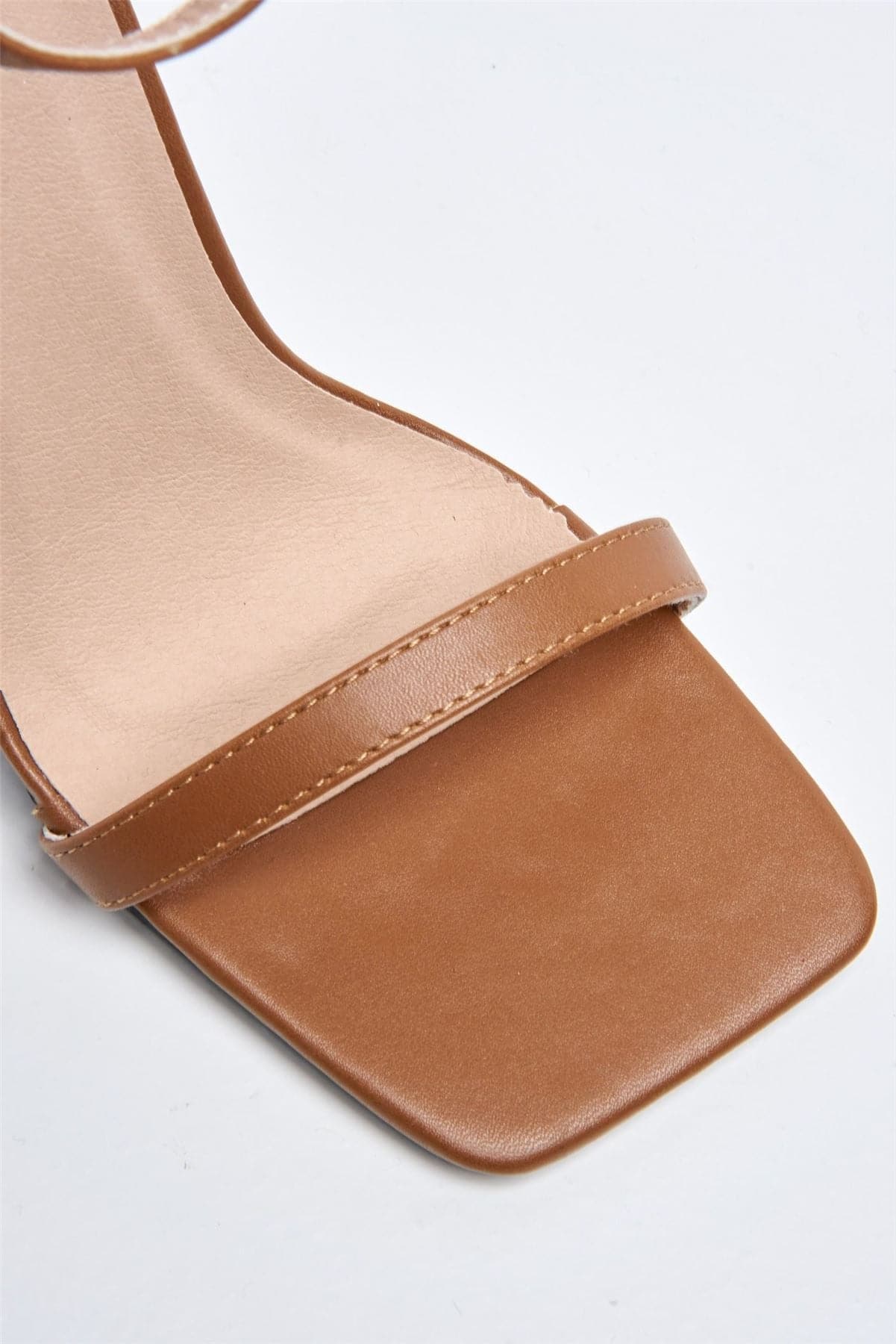 Aveena Ankle Strap Heels in Chocolate - Image 6