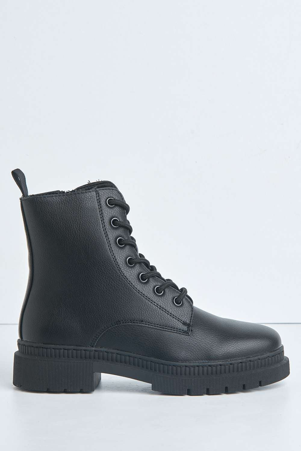 Challinor Lace-up Ankle Boot in Black Matt - Image 5