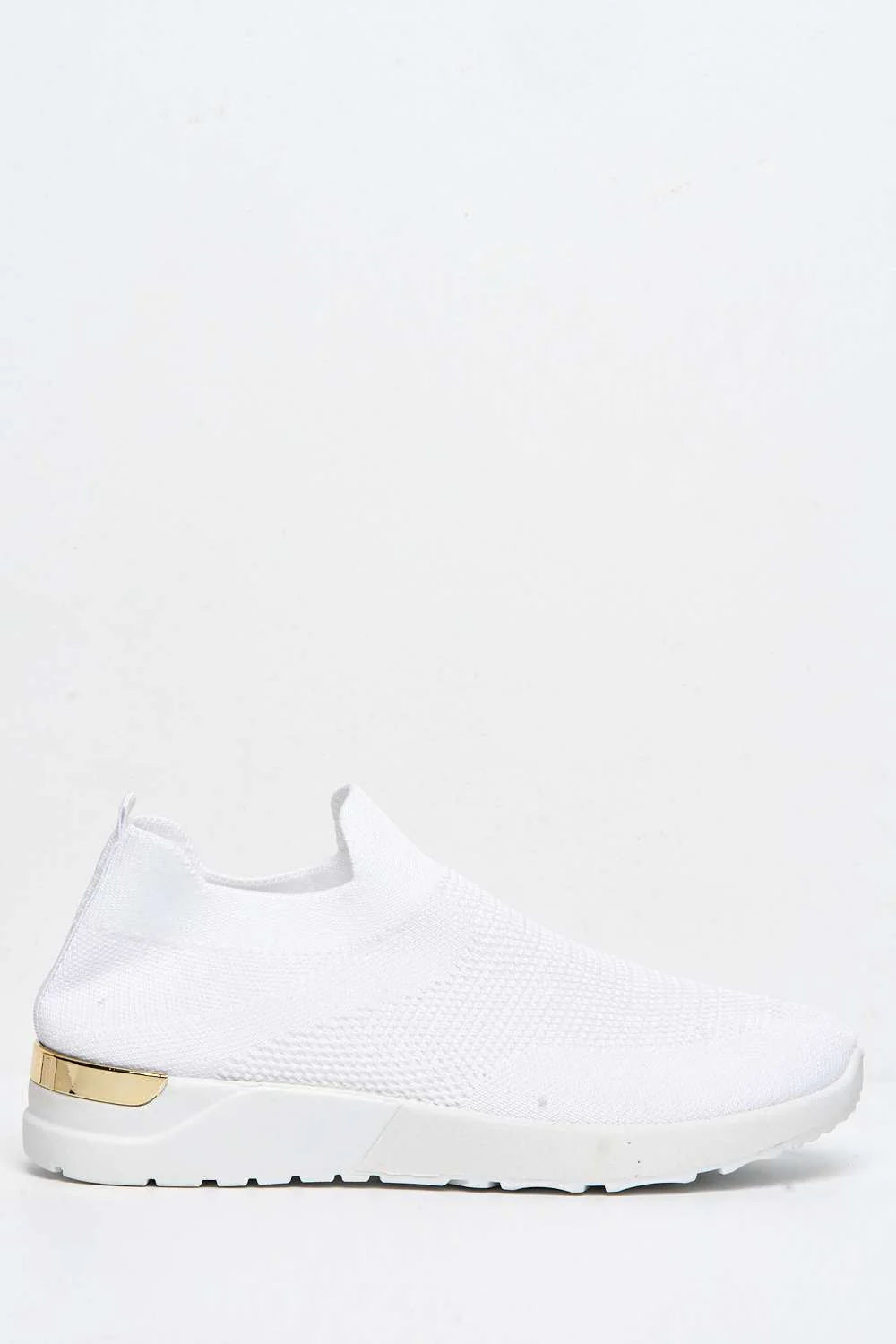 Chelsey Slip On Trainers in White - Image 5