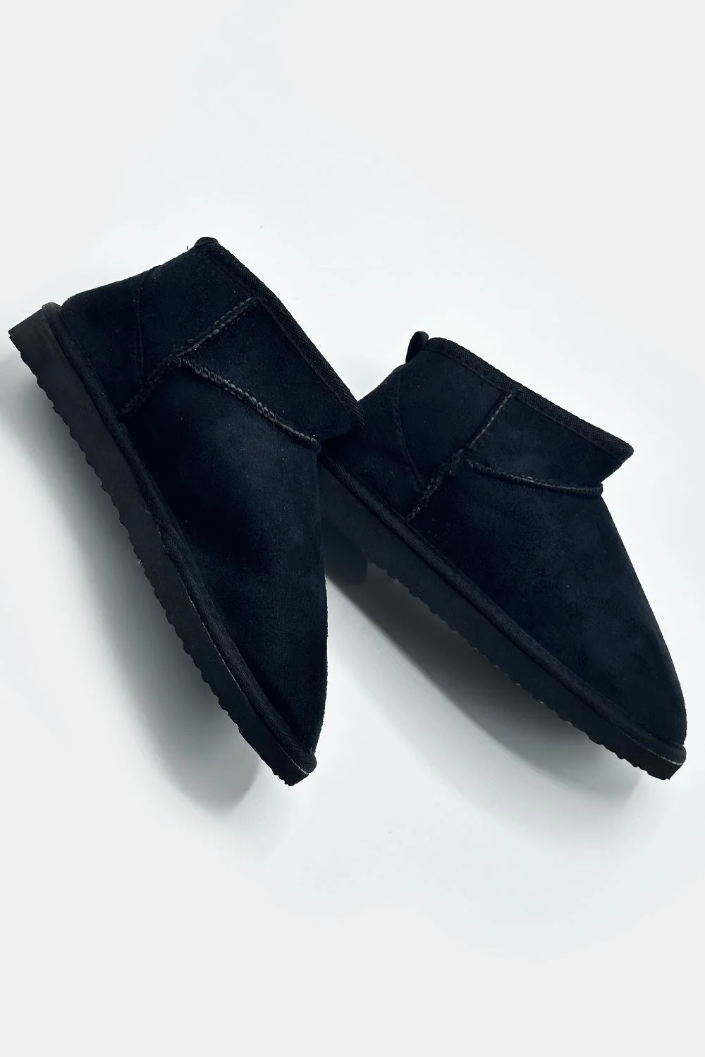 Cinthia Comfy Soft Fabric Ankle Boots in Black - Image 2
