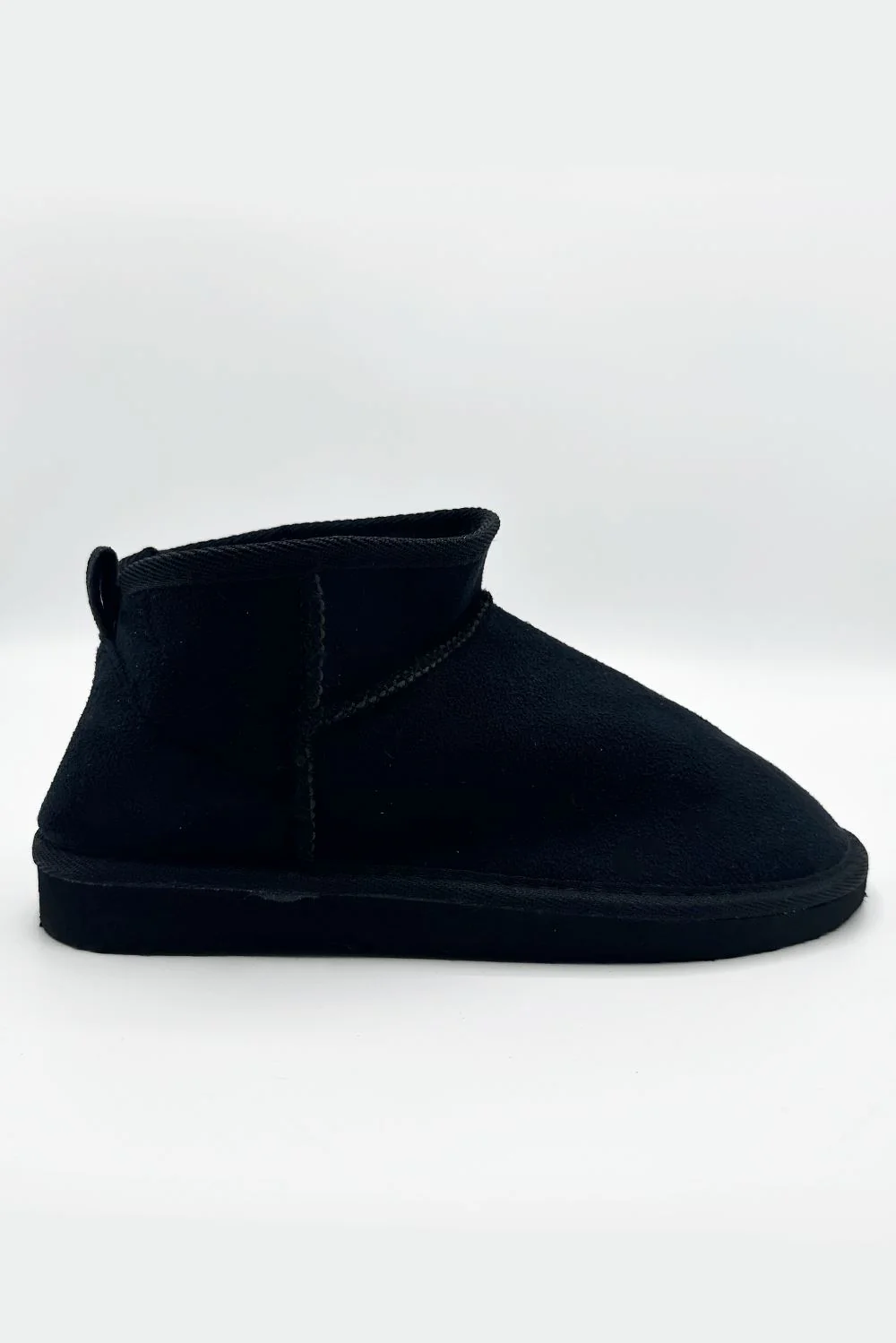 Cinthia Comfy Soft Fabric Ankle Boots in Black - Image 3