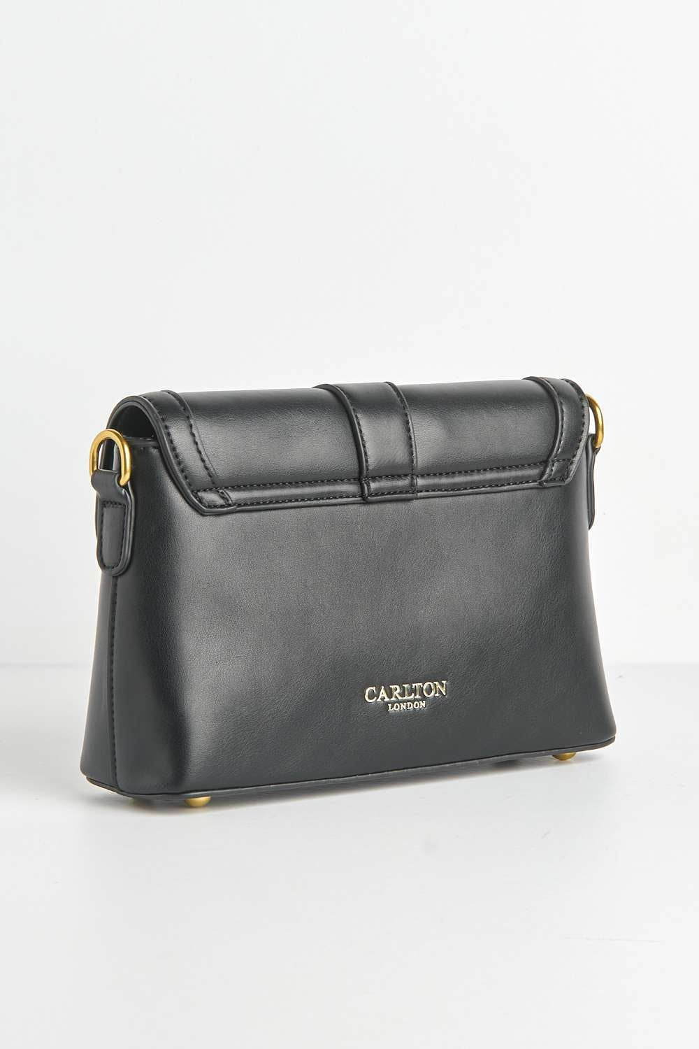 Floro Carlton Collecton Flower Brooch Clasp Bag in Black - Image 6