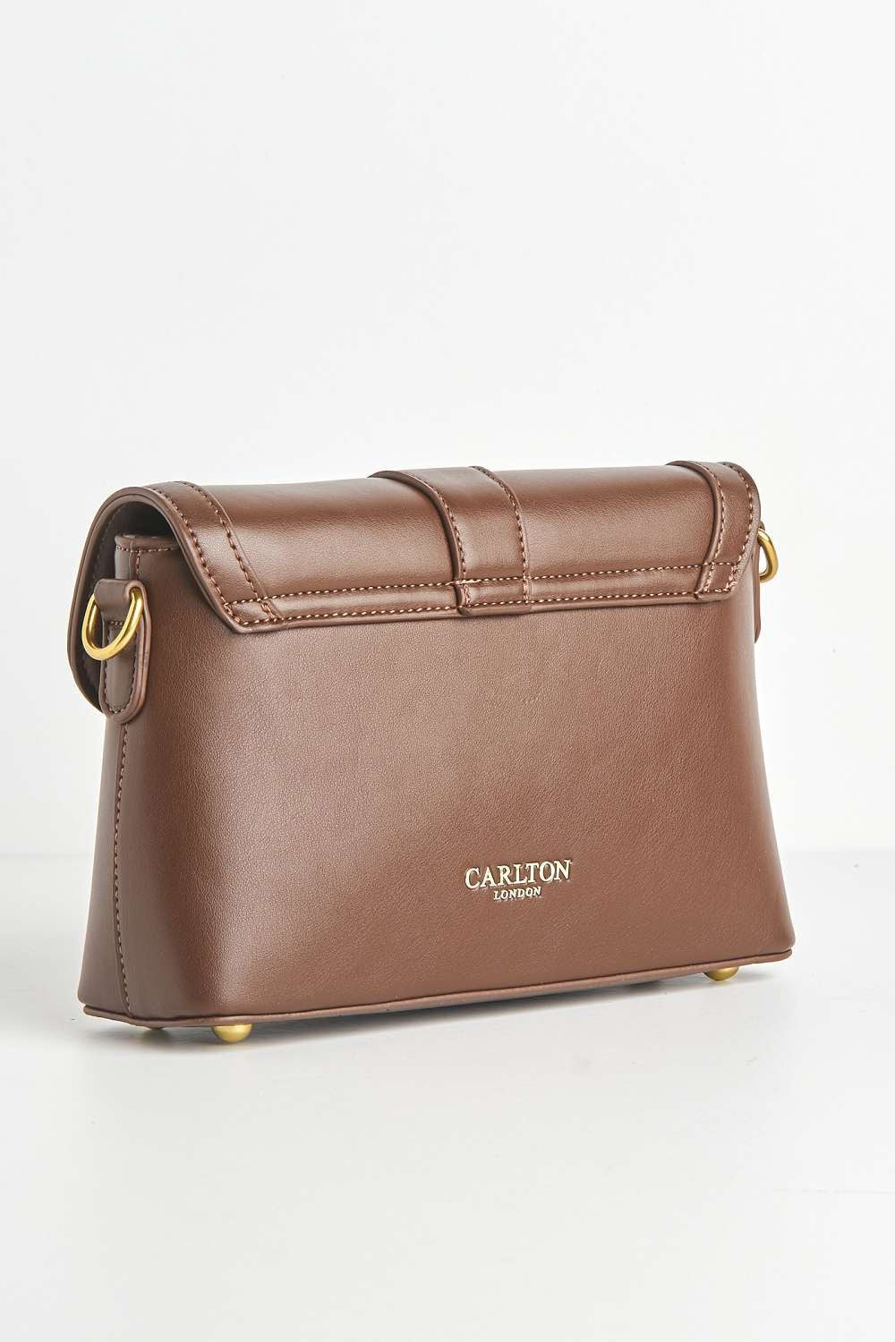 Floro Carlton Collecton Flower Brooch Clasp Bag in Brown - Image 5