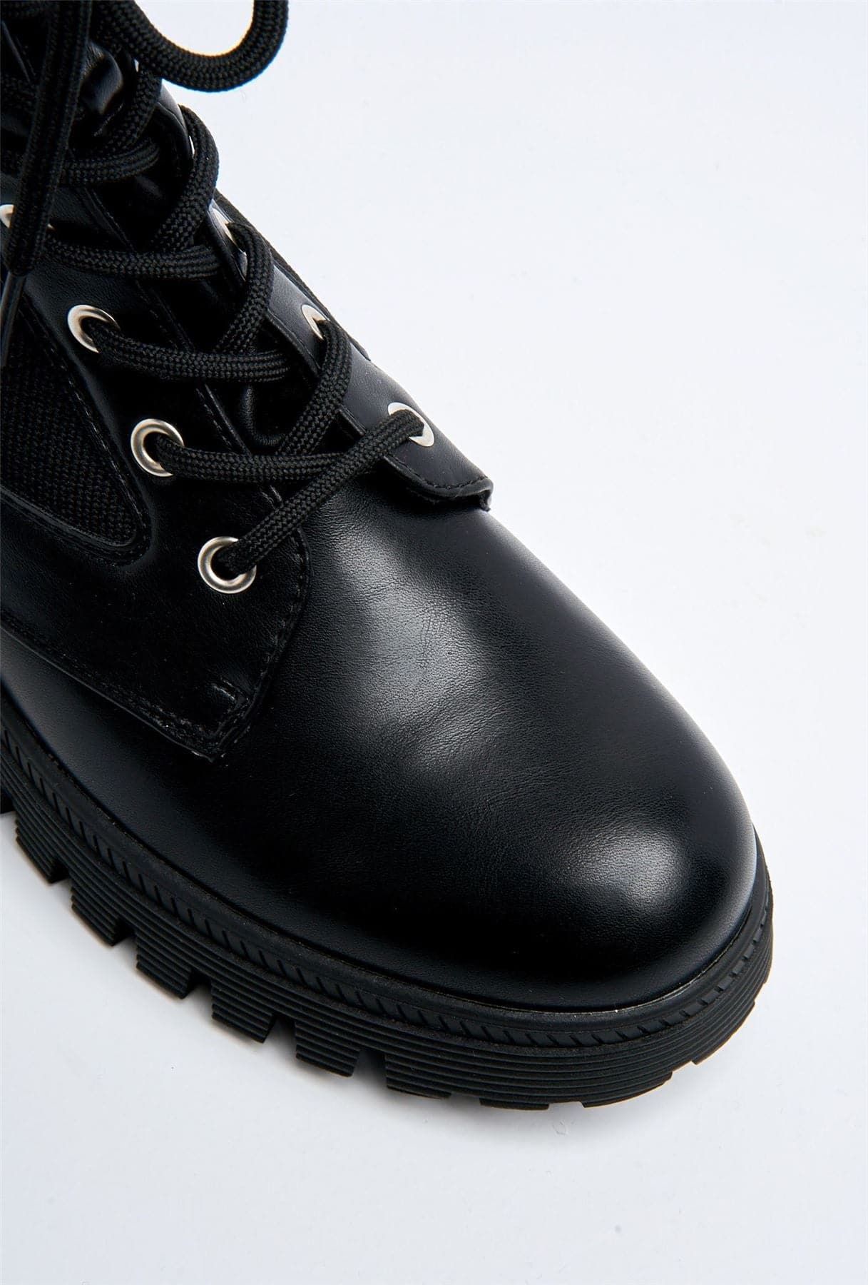 Frankii Lace-up Ankle Boot in Black - Image 6