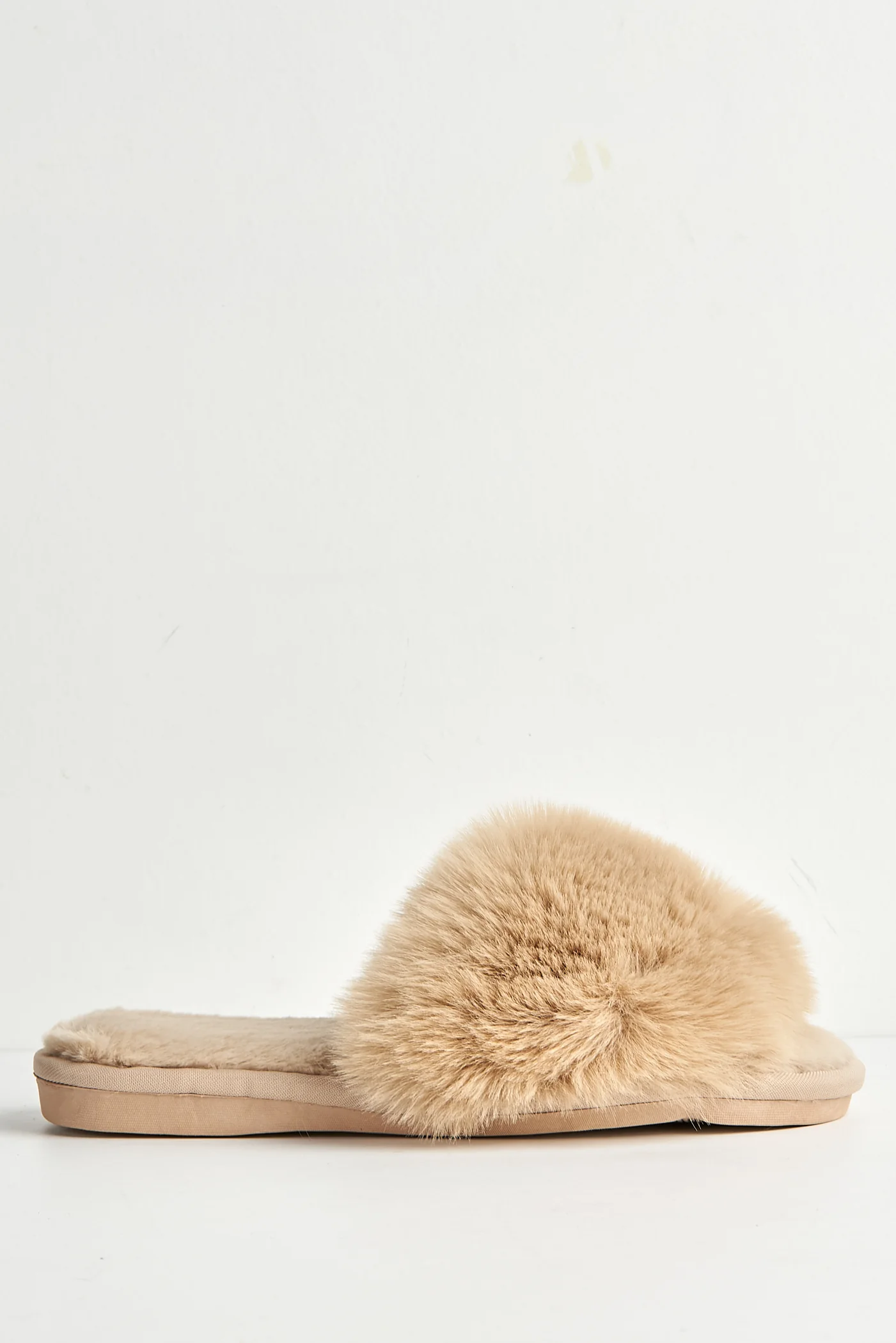 [ KL-4 ] [ Mustard ] FLUFFY BAND SLIPPER - Image 6