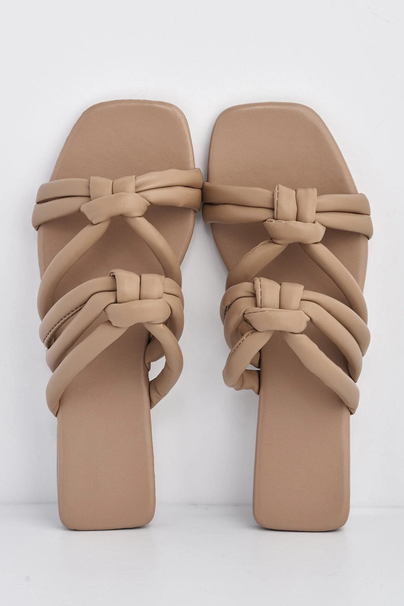 Knot Yours Flat Sandal in Mocha - Image 2