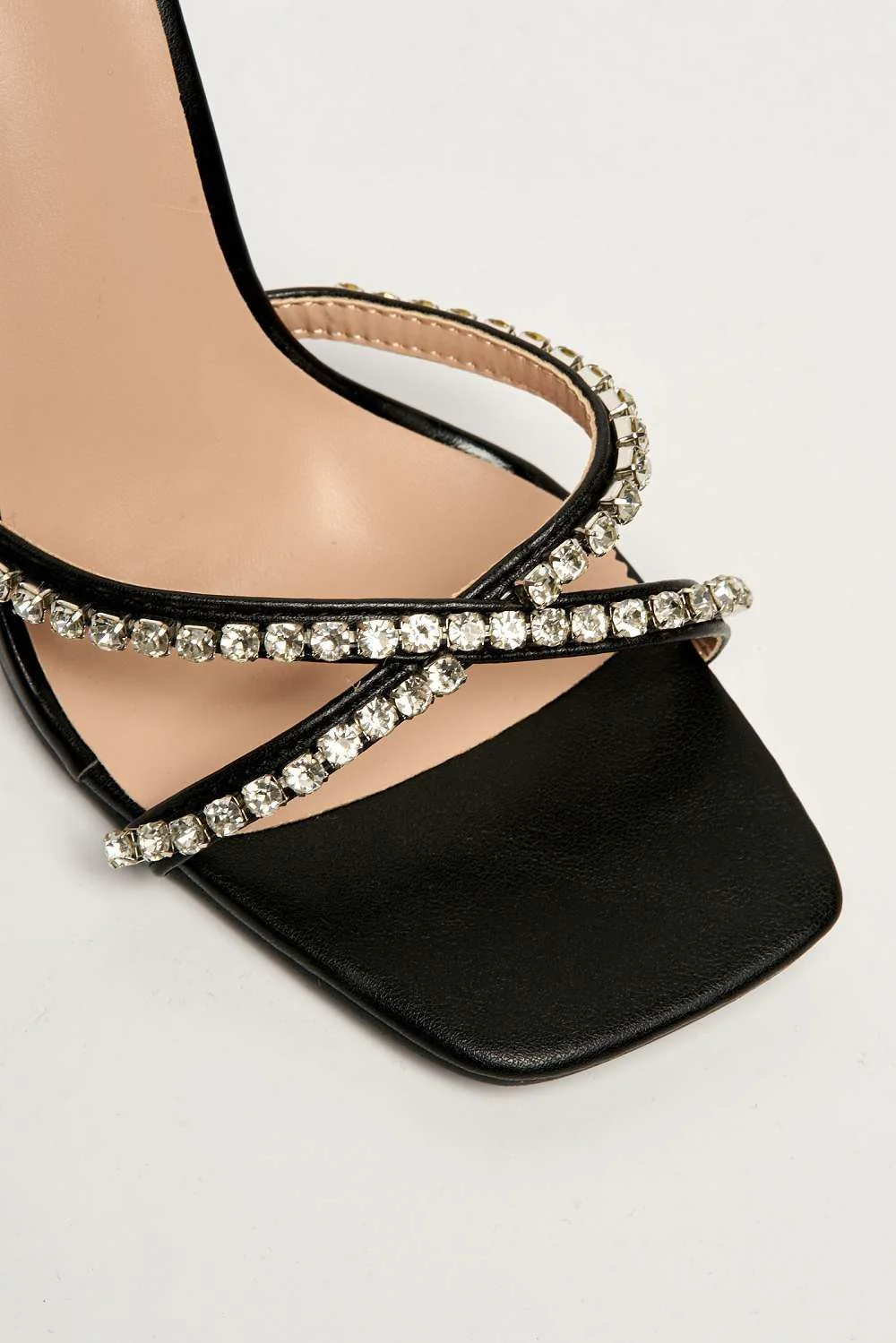 Monsoon Diamante Heel & Anklestrap Sandal in Black - Image 5