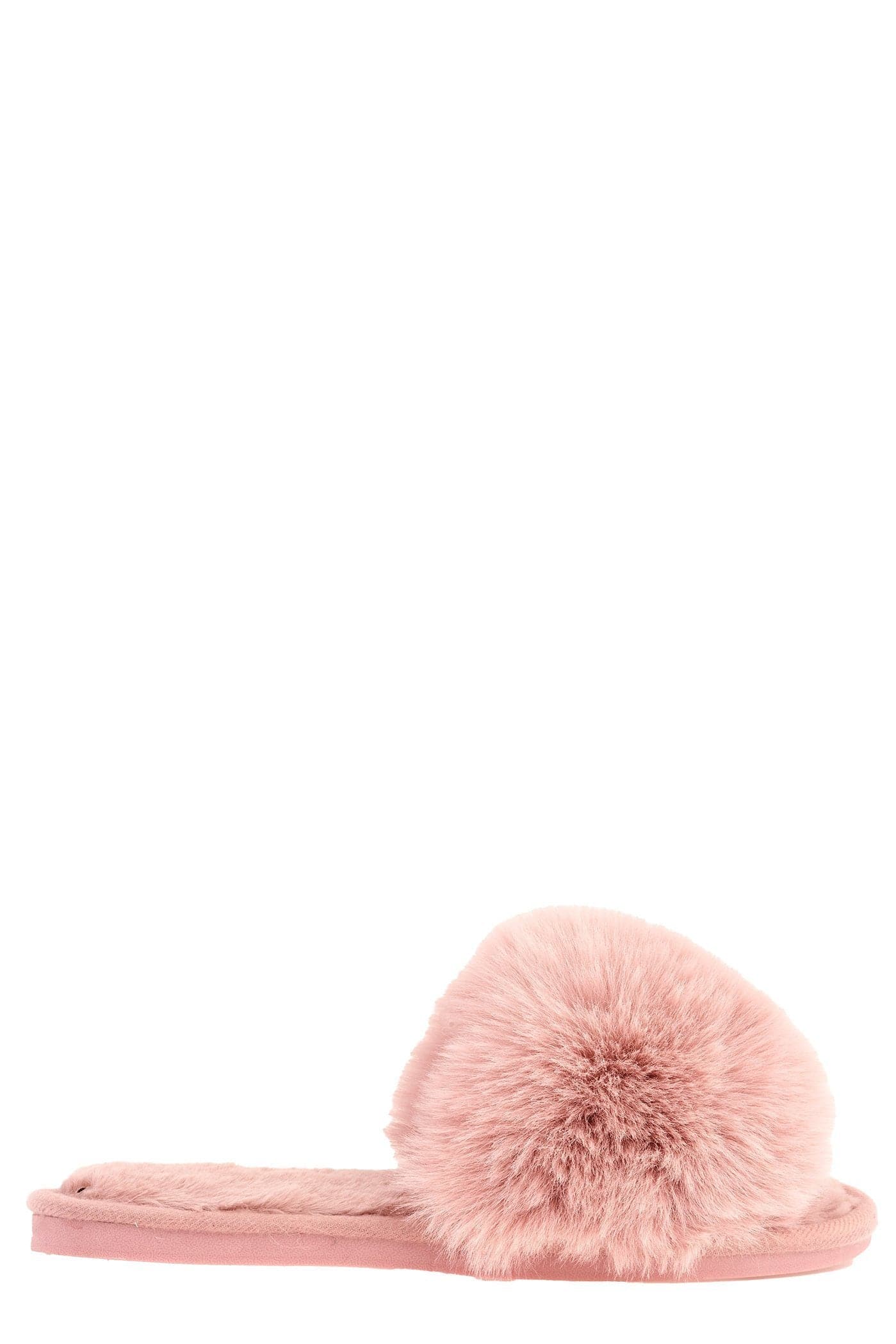 Sasha Fluffy Band Slipper in Pink - Image 5