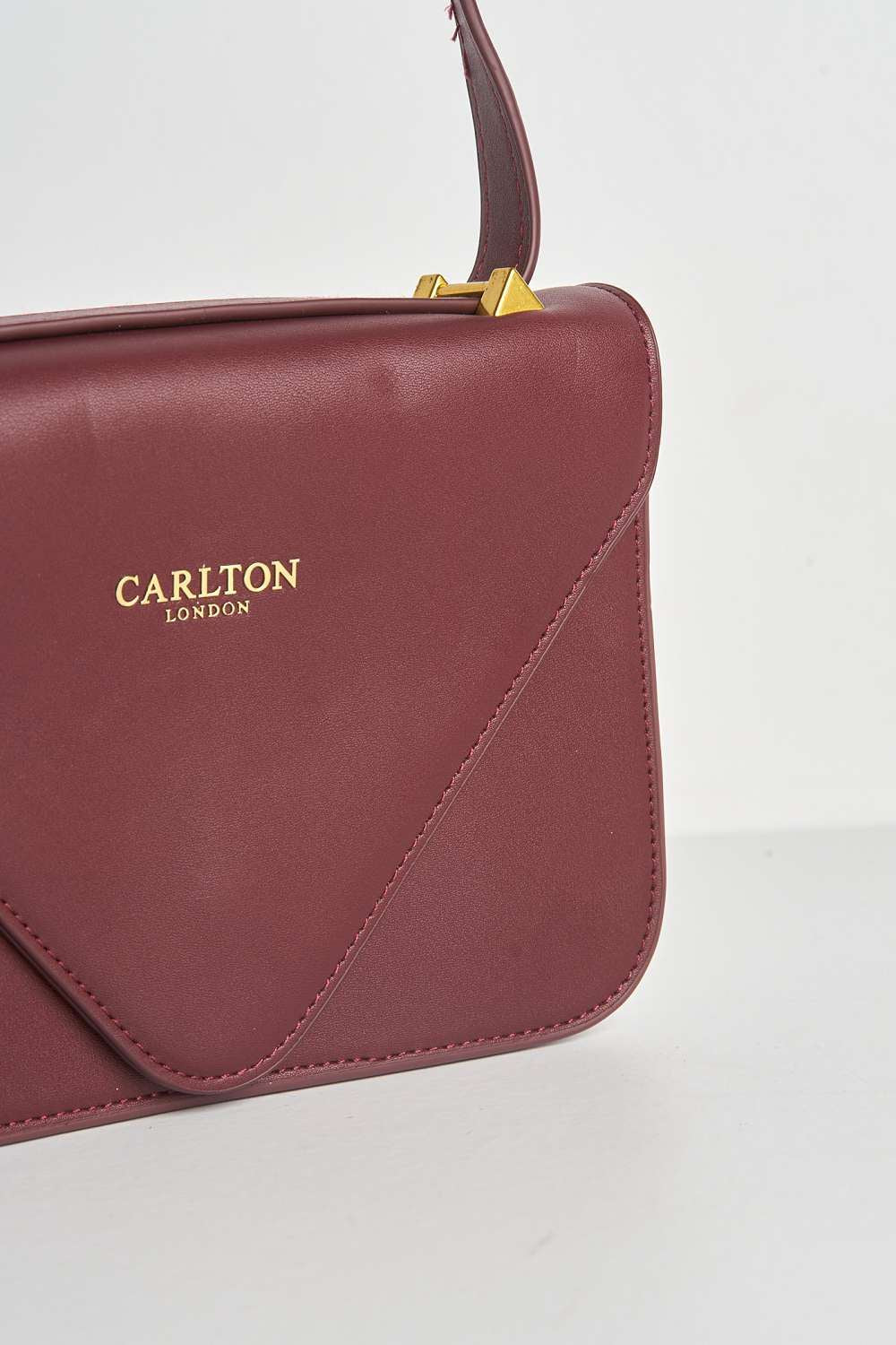 Sima Carlton Collection Cross Body Small Envelope Bag in Purple - Image 3
