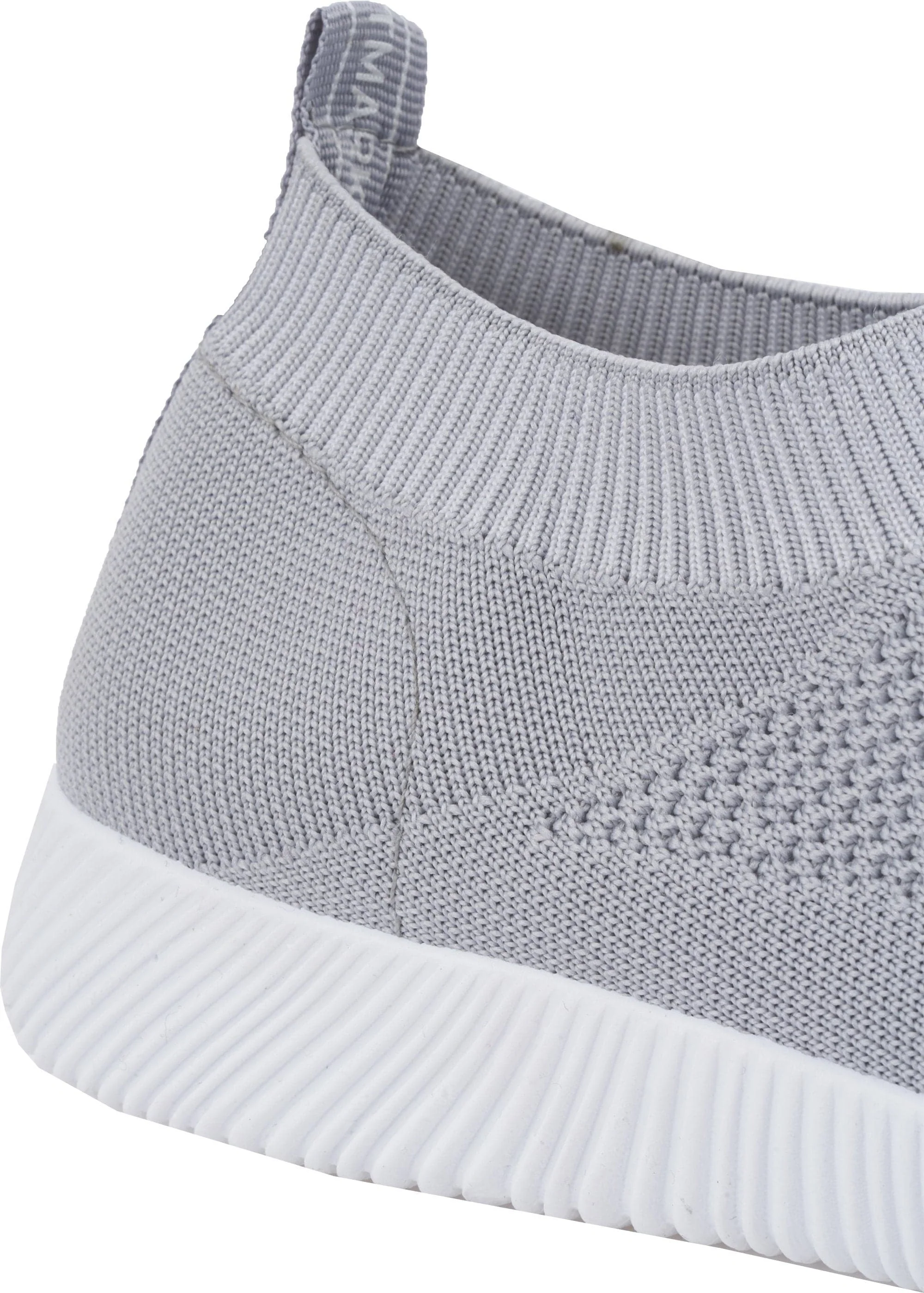 Shaughna Slip On Knitted Trainer in Grey - Image 6
