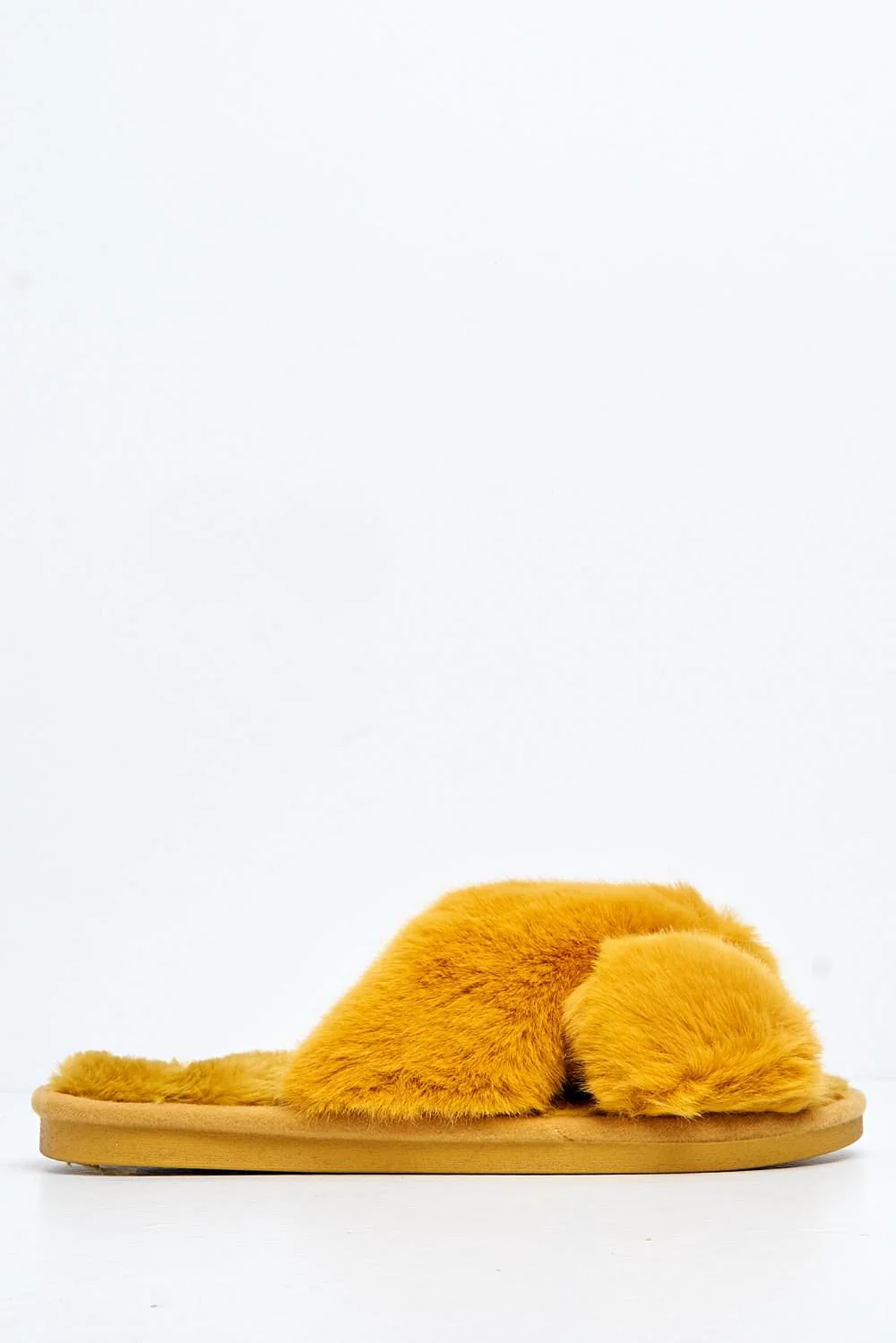 Zhuzh Fluffy Knot Slider in Mustard - Image 5